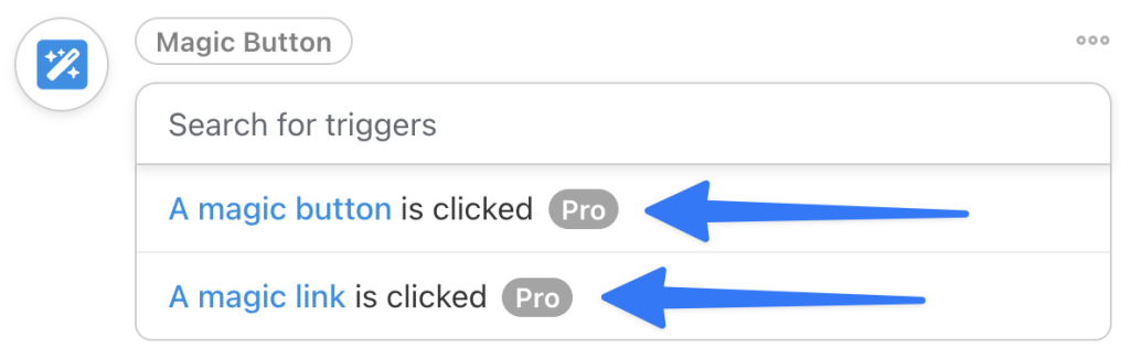 magic-button-triggers