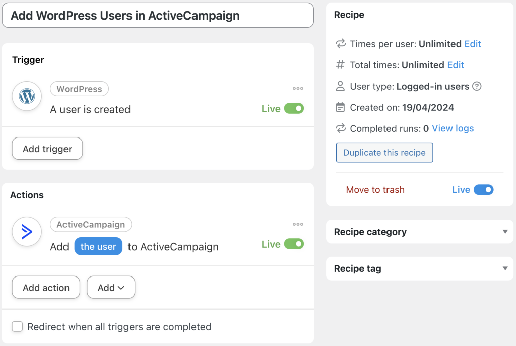 add-wordpress-users-in-activecampaign