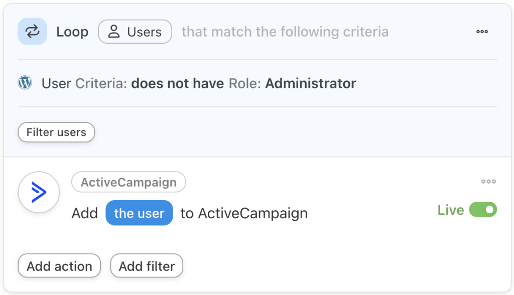 automator-loop-add-user-to-activecampaign-action