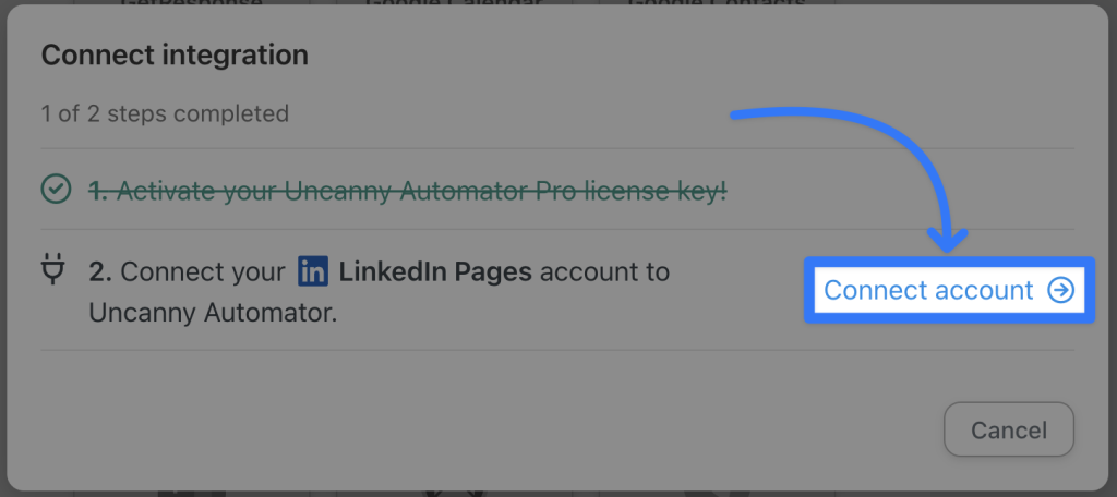 automator-connect-linkedin-account