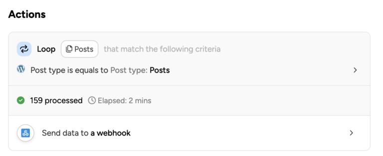 Update WordPress posts in bulk using Automator's Post Loops