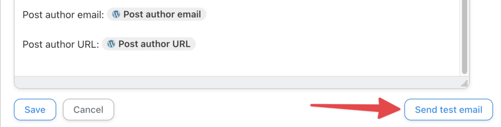Send Automator test email