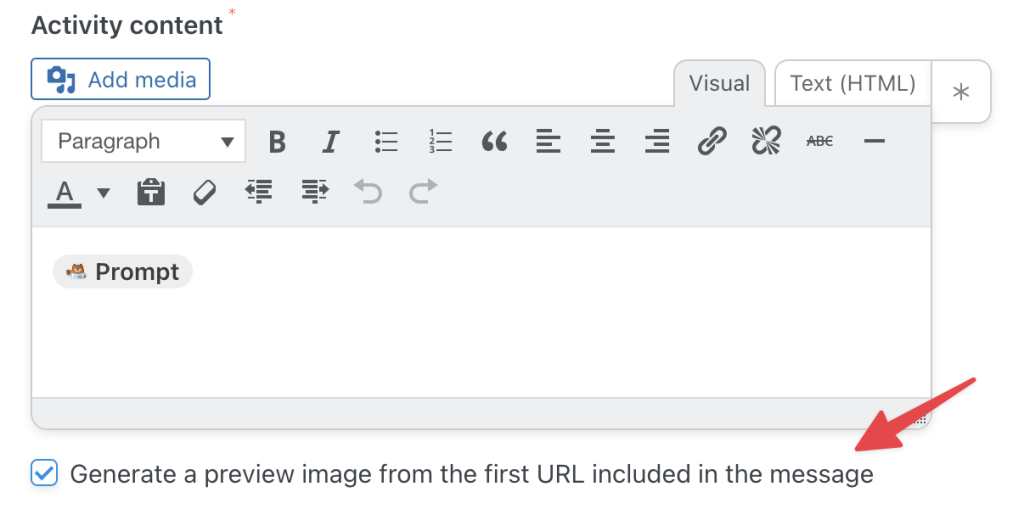 BuddyBoss URL Preview