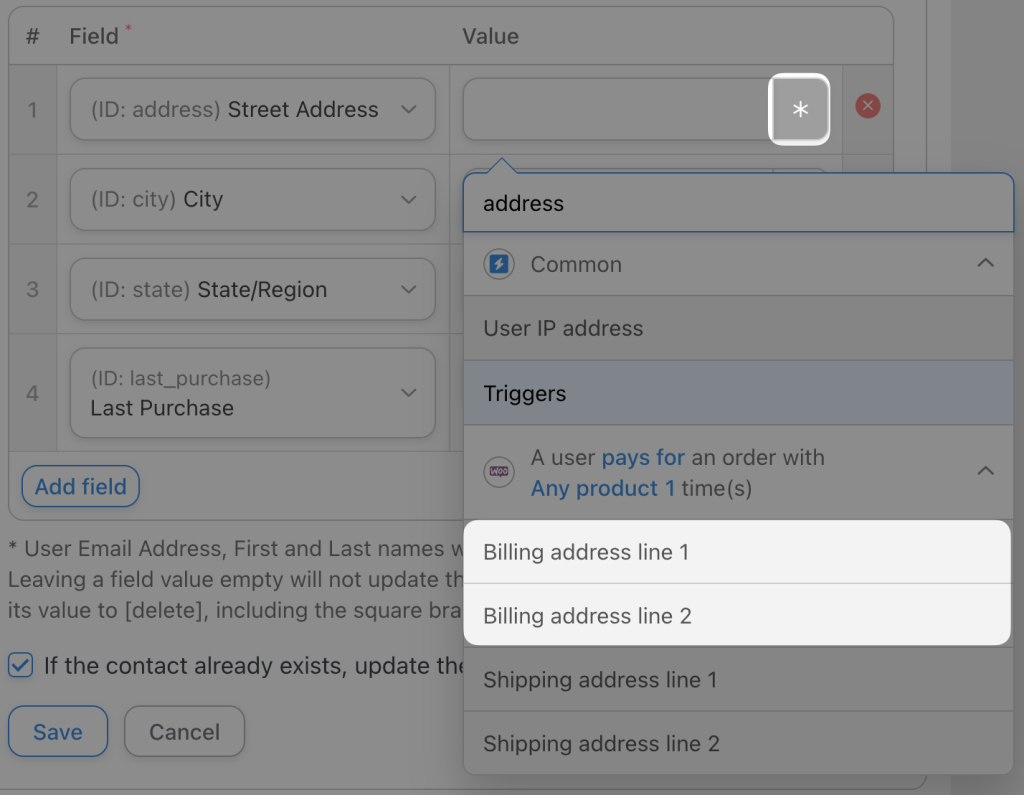 hubspot-woo-billing-address-token