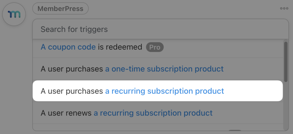memberpress-trigger-a-user-purchases-a-recurring-subscription
