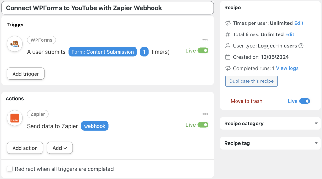 connect-wpforms-to-youtube-with-zapier-webhook