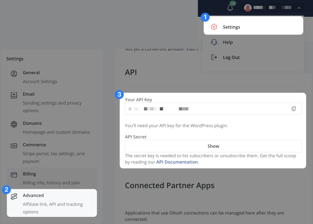 convertkit-api-key-and-api-secret