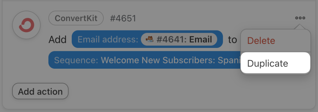 duplicate-convertkit-action