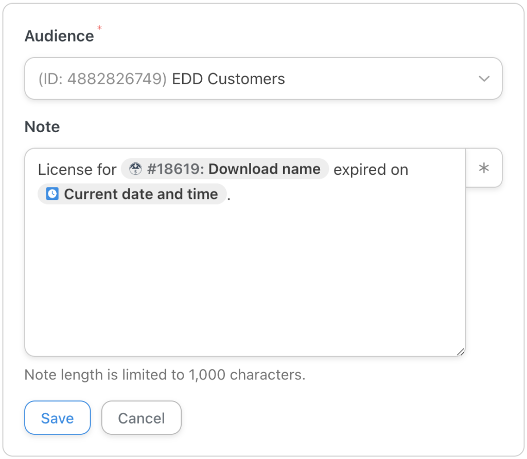 mailchimp-contact-note-with-edd-tokens
