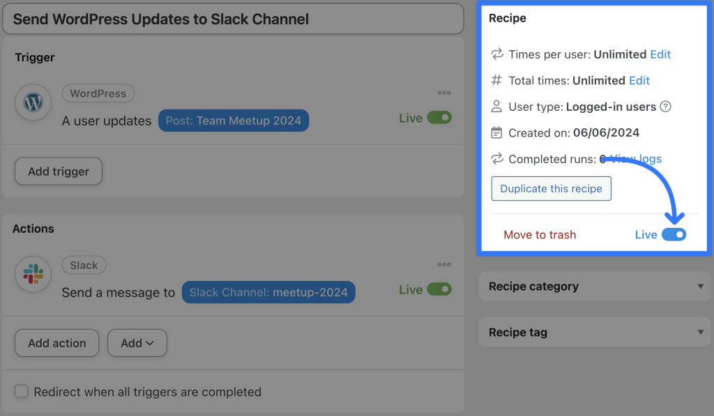 send-wordpress-update-to-slack-channel-live