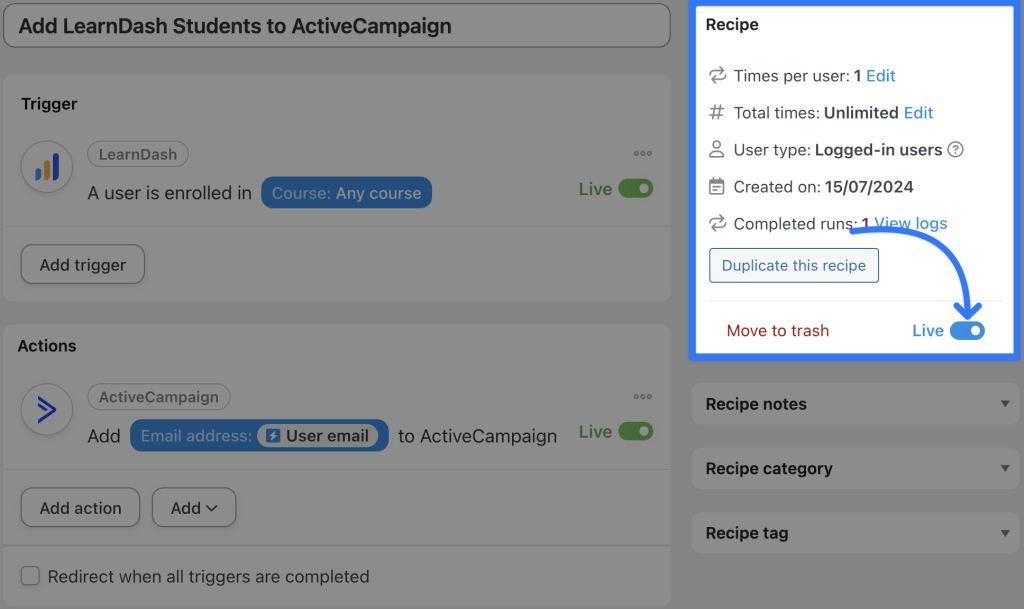 connect-learndash-to-activecampaign-recipe-1-live