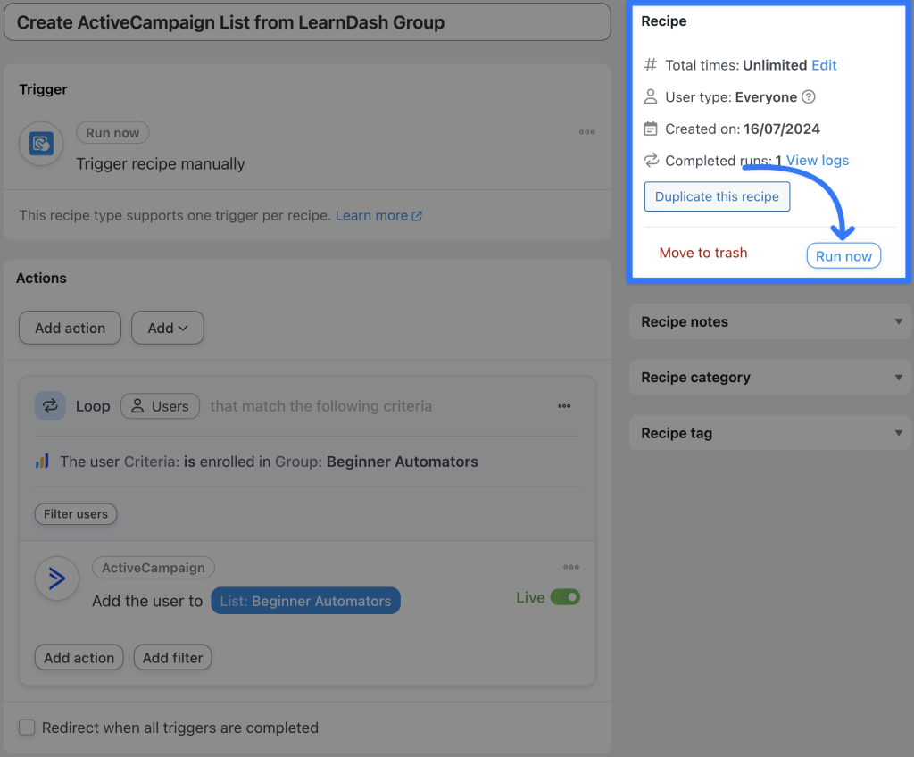 connect-learndash-to-activecampaign-recipe-3-live