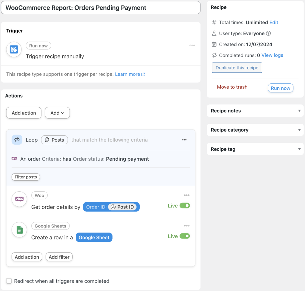 custom-woocommerce-report-orders-pending-payment-recipe