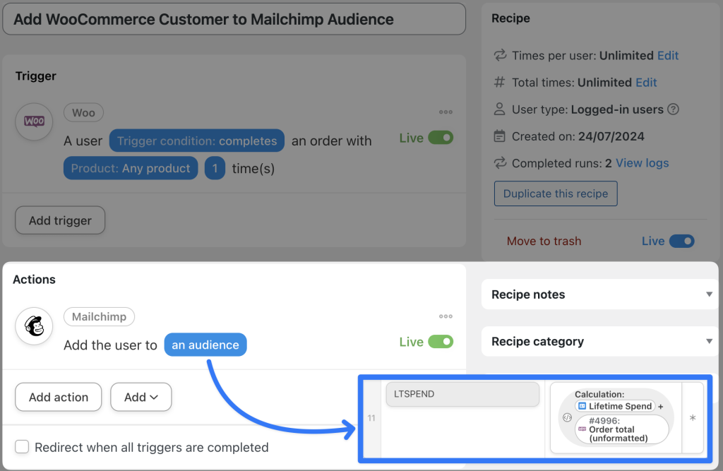 mailchimp-and-woocommerce-integration-recipe-1-with-calculation