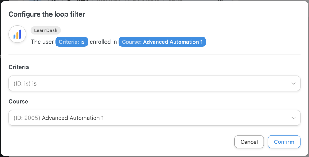 configure-learndash-loop-filter-conditions