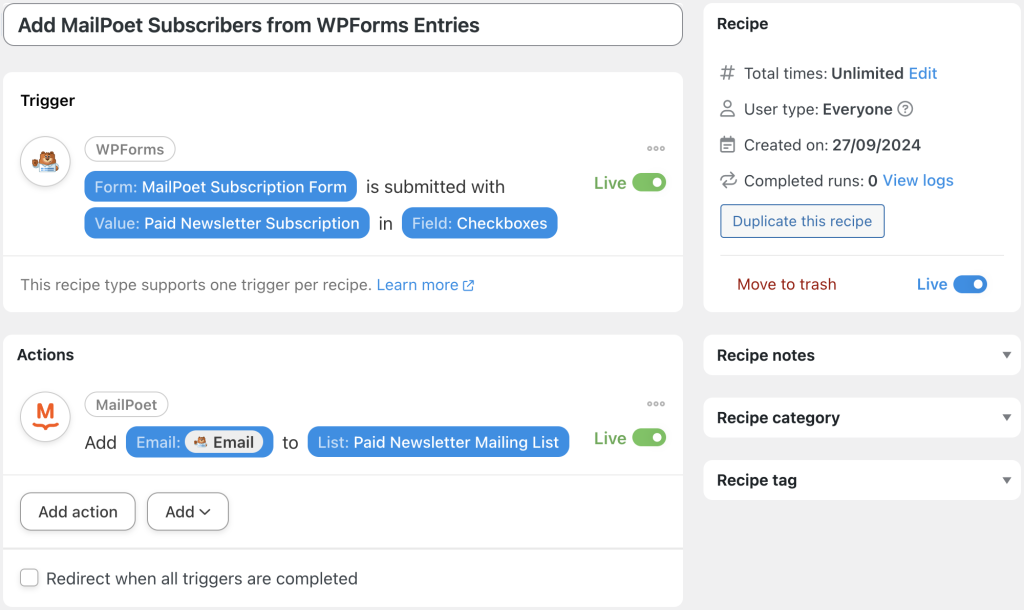 connect-mailpoet-to-wpforms-recipe-1