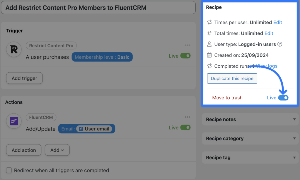 connect-restrict-content-pro-to-fluentcrm-recipe-1-live connect-restrict-content-pro-to-fluentcrm-recipe-1-live