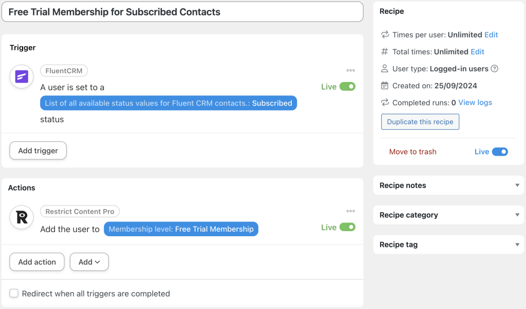 connect-restrict-content-pro-to-fluentcrm-recipe-3 connect-restrict-content-pro-to-fluentcrm-recipe-3