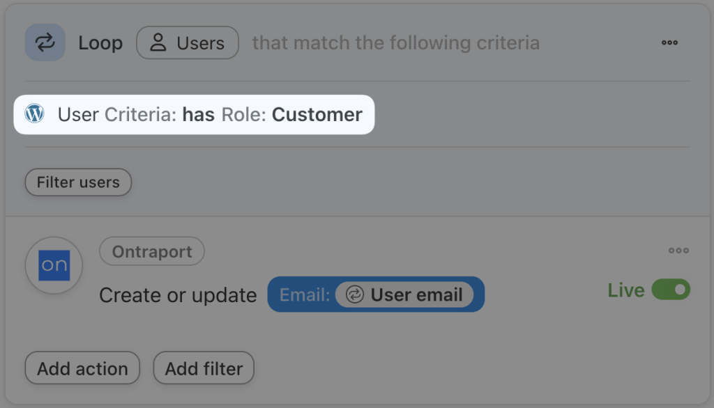 user-loop-filter-wordpress-user-is-customer