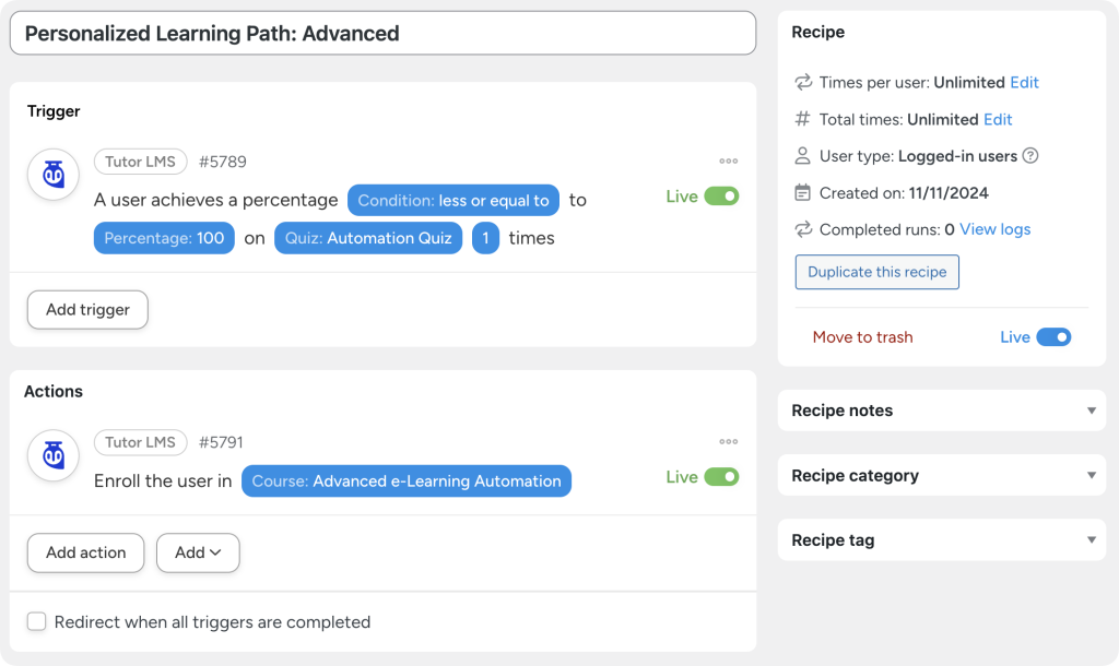 personalized-advanced-learning-path-automator-recipe personalized-advanced-learning-path-automator-recipe