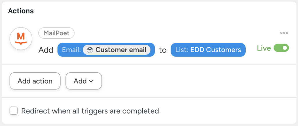 mailpoet-action-add-subscriber-to-list-live