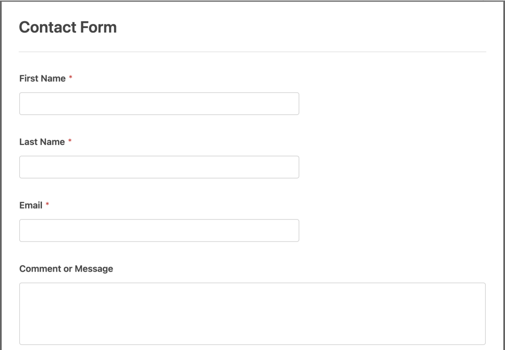 wpforms-contact-form-fields