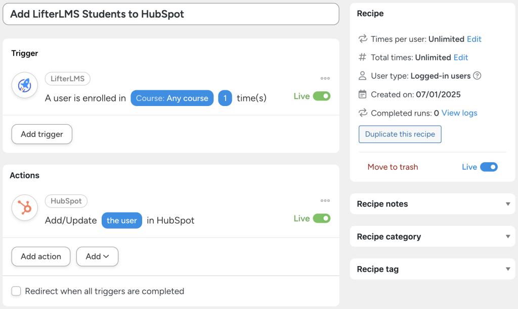 connect-lifterlms-to-hubspot-recipe-1